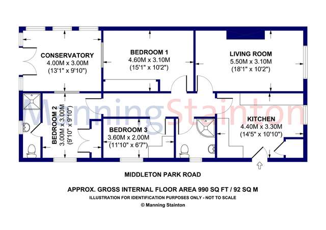 Bungalow For Sale in Leeds, England