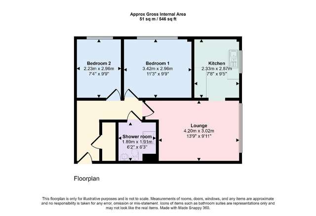 2 bed flat for sale