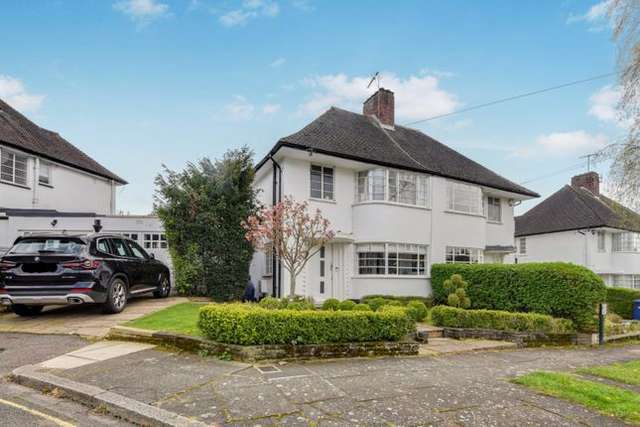 Semi-detached house for sale in Howard Walk, Hampstead Garden Suburb, London N2