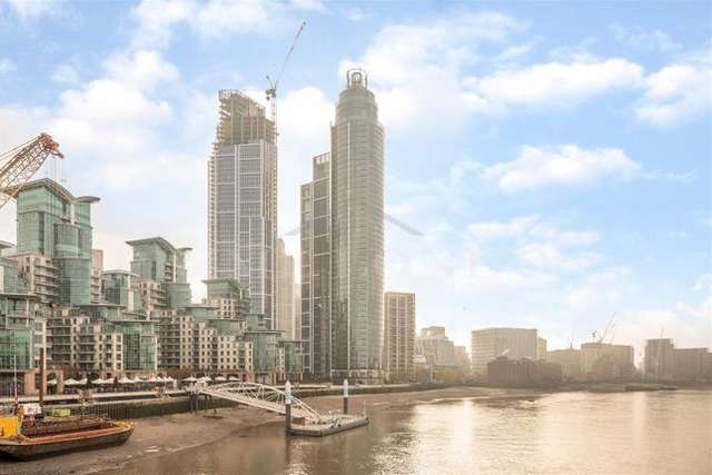 Flat to rent in The Tower, One St George Wharf, London SW8