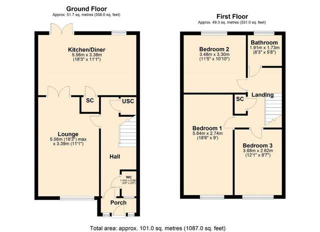 3 bedroom terraced house to rent