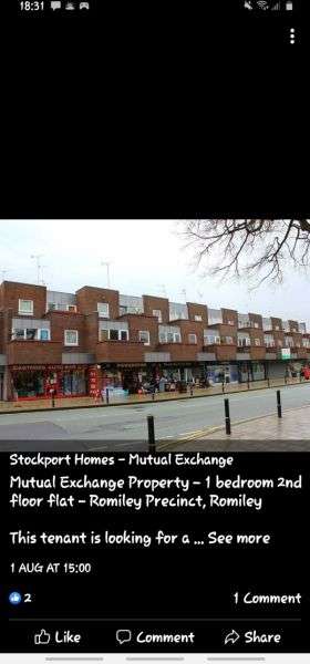 Flat For Rent in Crewe, England