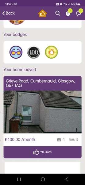 House For Rent in Cumbernauld, Scotland