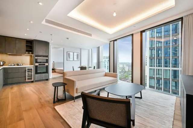 Flat to rent in Thames City, Nine Elms, London SW8