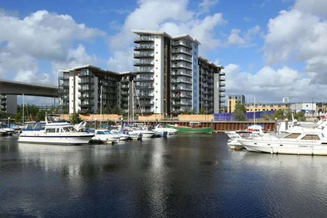 Flat to rent in Victoria Wharf, Watkiss Way, Cardiff CF11